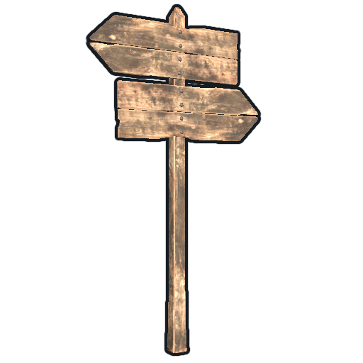 Double Sign Post